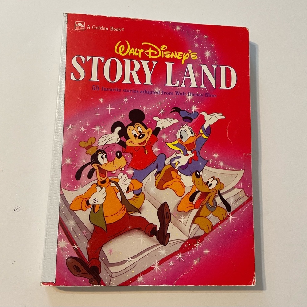 Walt Disney's Story Land: 55 Favorite Stories Disney Story Land Book- Vintage